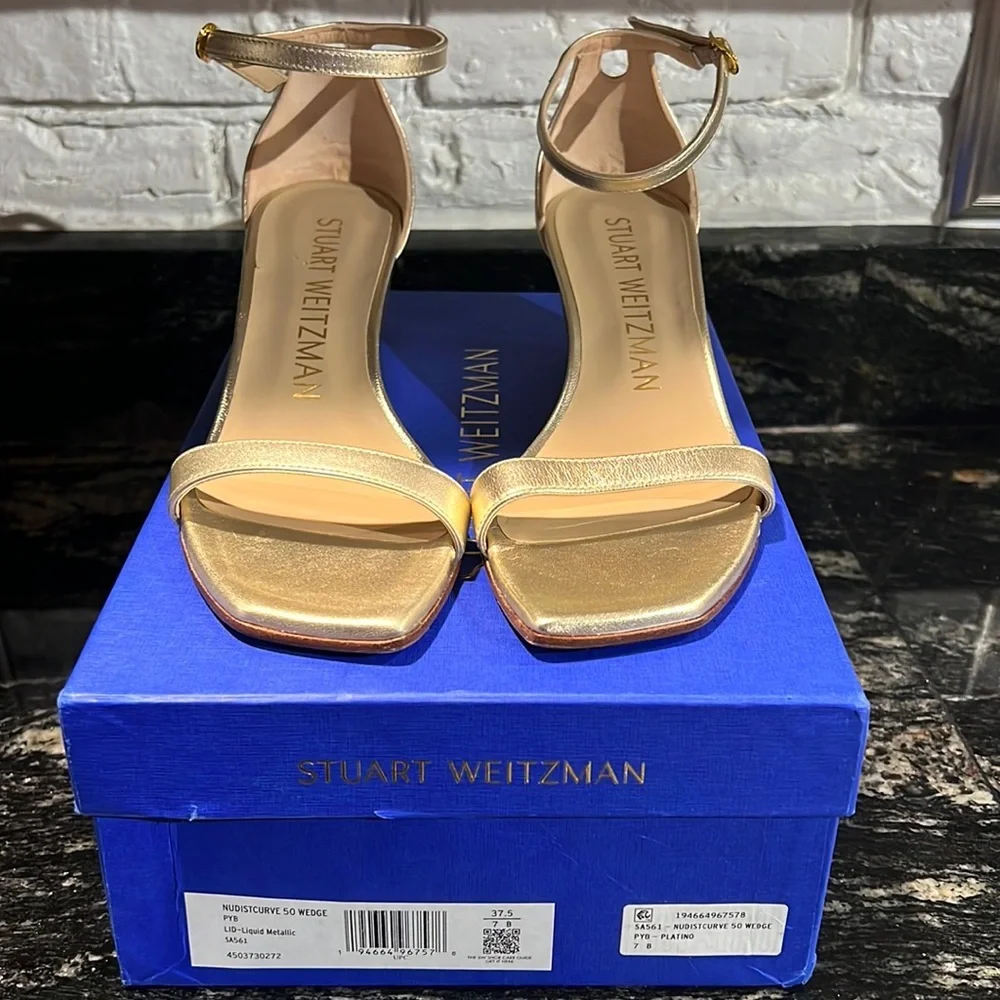 Stuart Weitzman Nudistcurve 50 Wedge